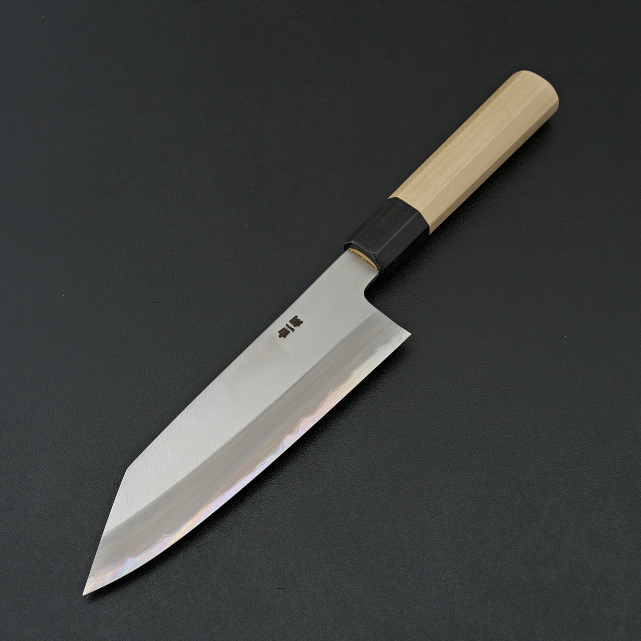 Sakai Kikumori Nakagawa White 1 Stainless Clad Kasumi Kiritsuke Santoku 180mm