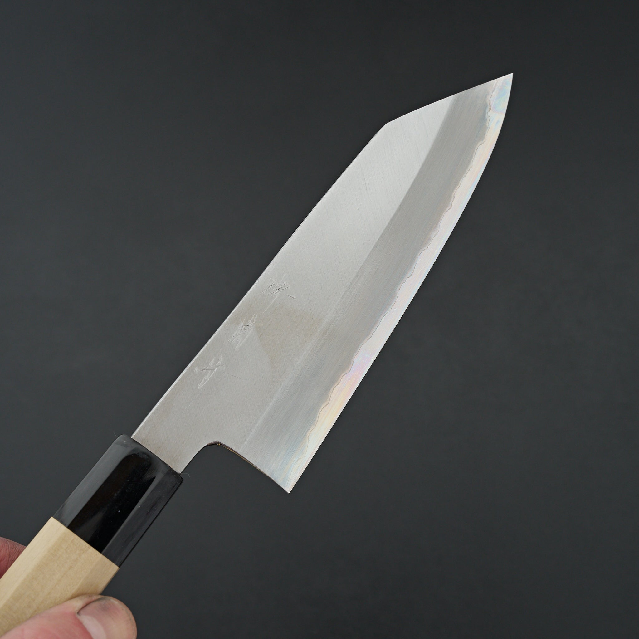 Sakai Kikumori Nakagawa White 1 Stainless Clad Kasumi Kiritsuke Santok