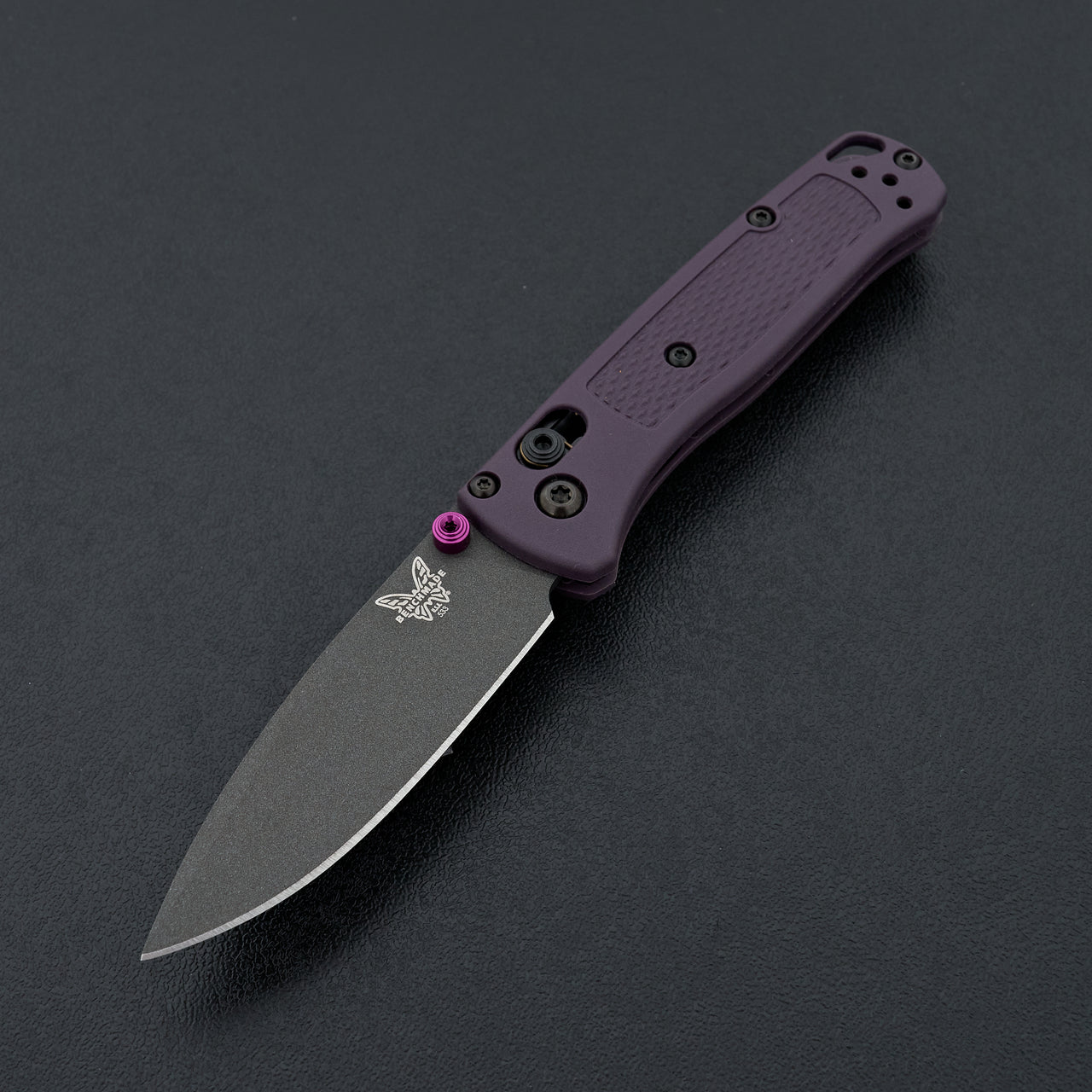 Benchmade Mini Bugout Dark Purple Grivory