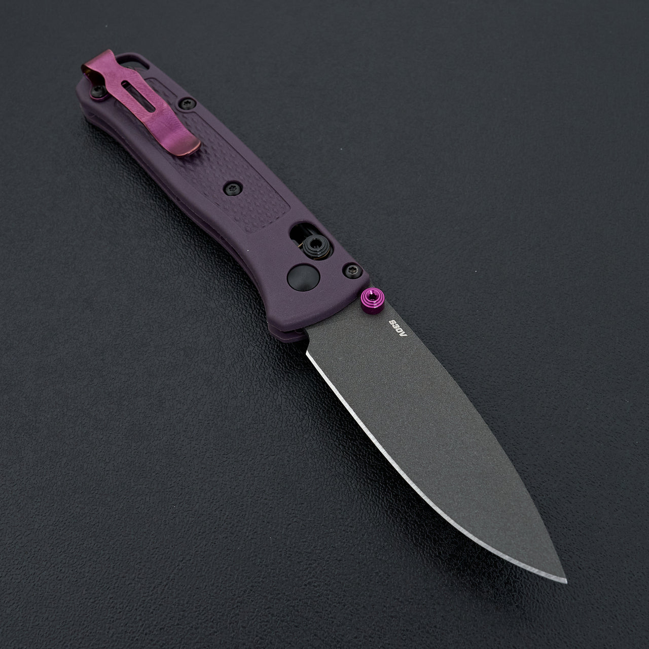 Benchmade Mini Bugout Dark Purple Grivory