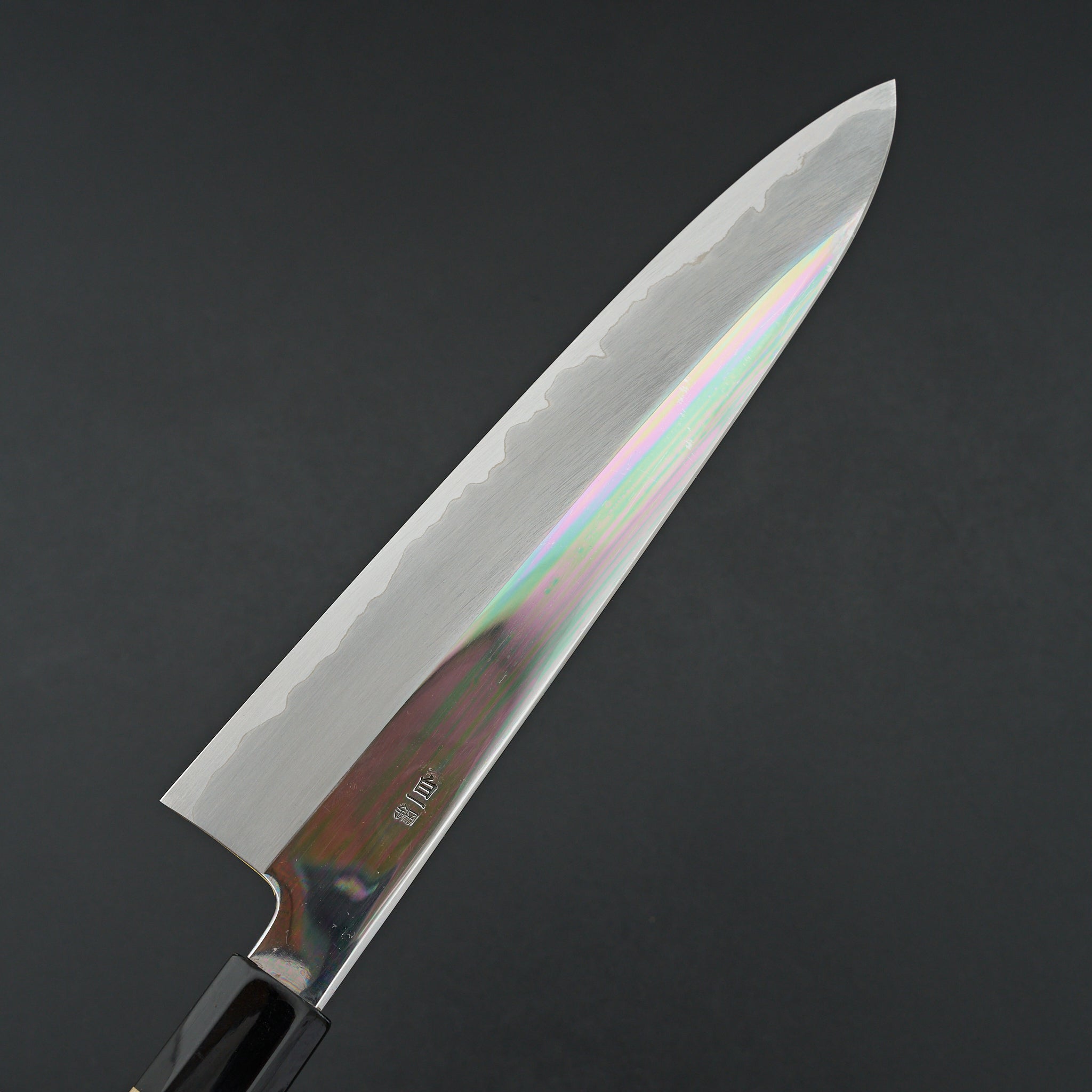 Sakai Kikumori Nakagawa White 1 Stainless Clad Mirror Gyuto 240mm