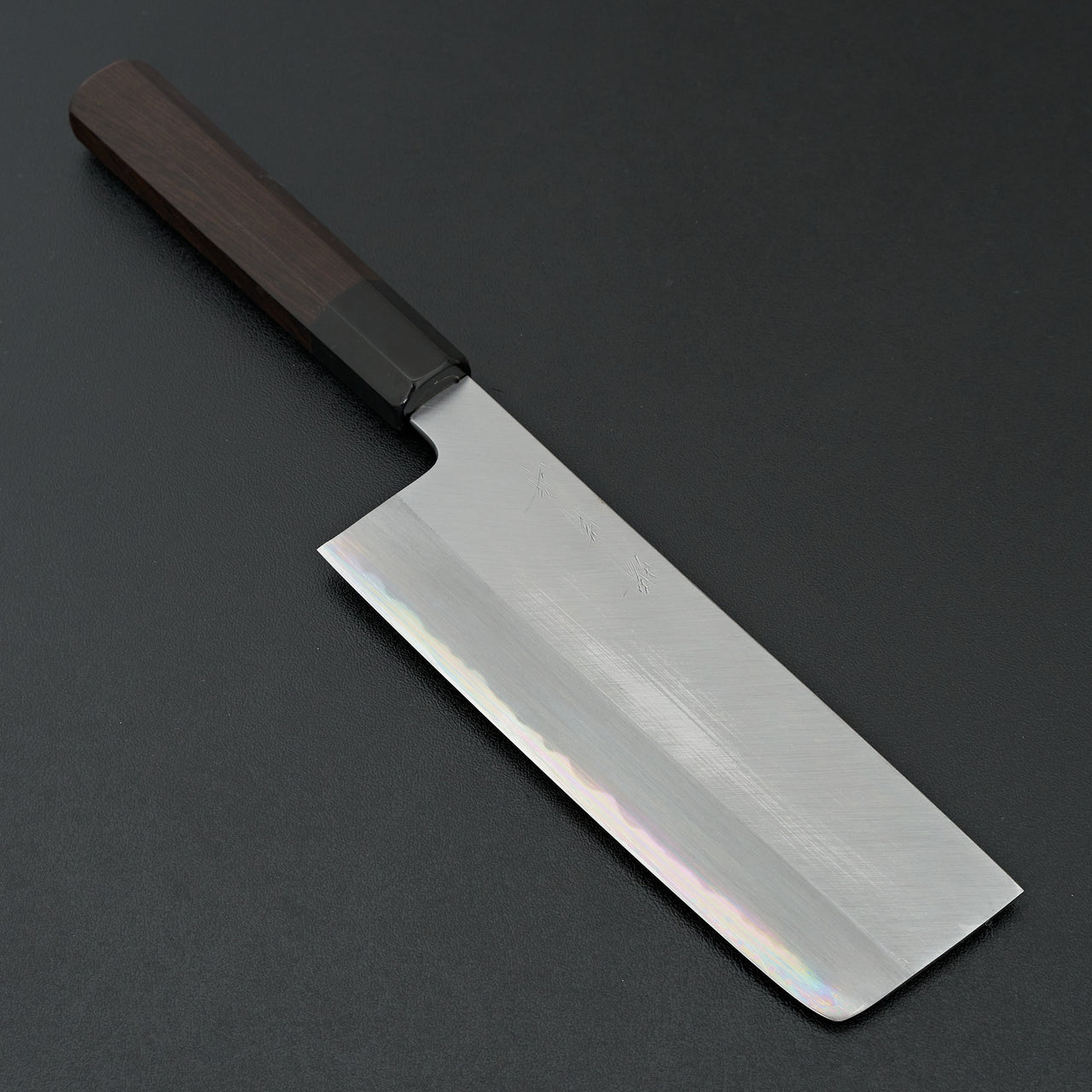 Sakai Kikumori Blue Super Kasumi Nakiri 180mm