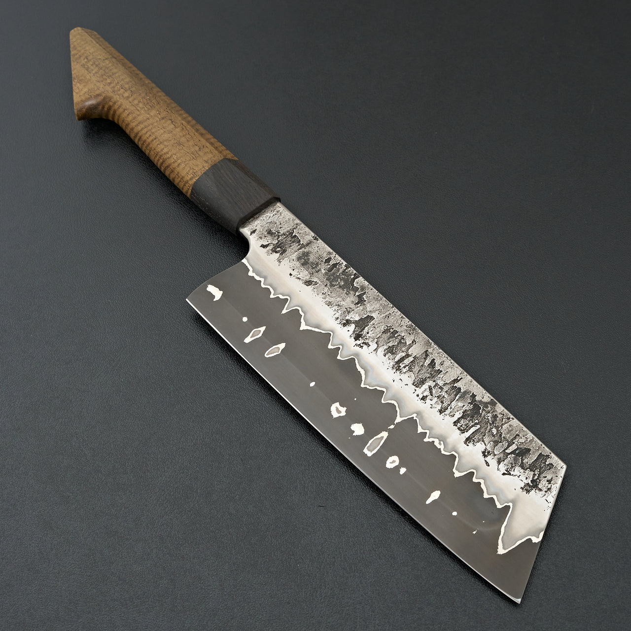 Lew Griffin S-Grind San Mai 52100 Curly Mango Bunka 185mm