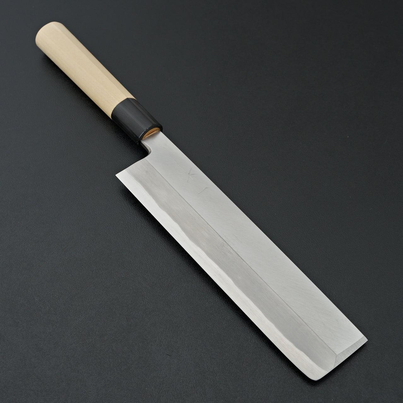 Hitohira Togashi White #2 Usuba 210mm Ho Wood Handle (D-Shape/ Saya)