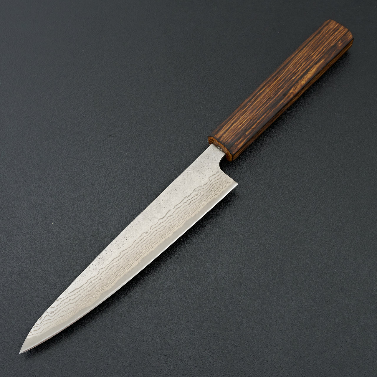 Tsunehisa 440c Damascus Nashiji Petty 150mm