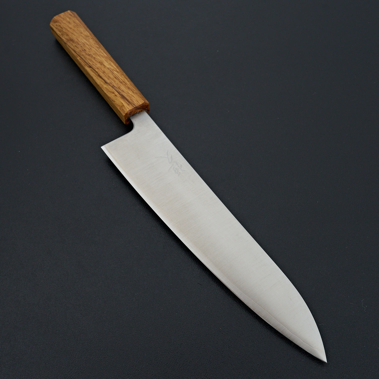 Tsunehisa Ginsan Migaki Oak Gyuto 210mm