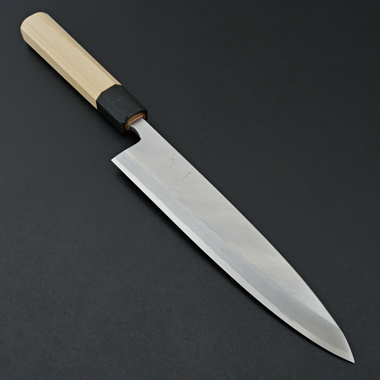 Hitohira Kikuchiyo Manzo Blue #2 Mioroshi Deba 210mm Ho Wood Handle (Saya)