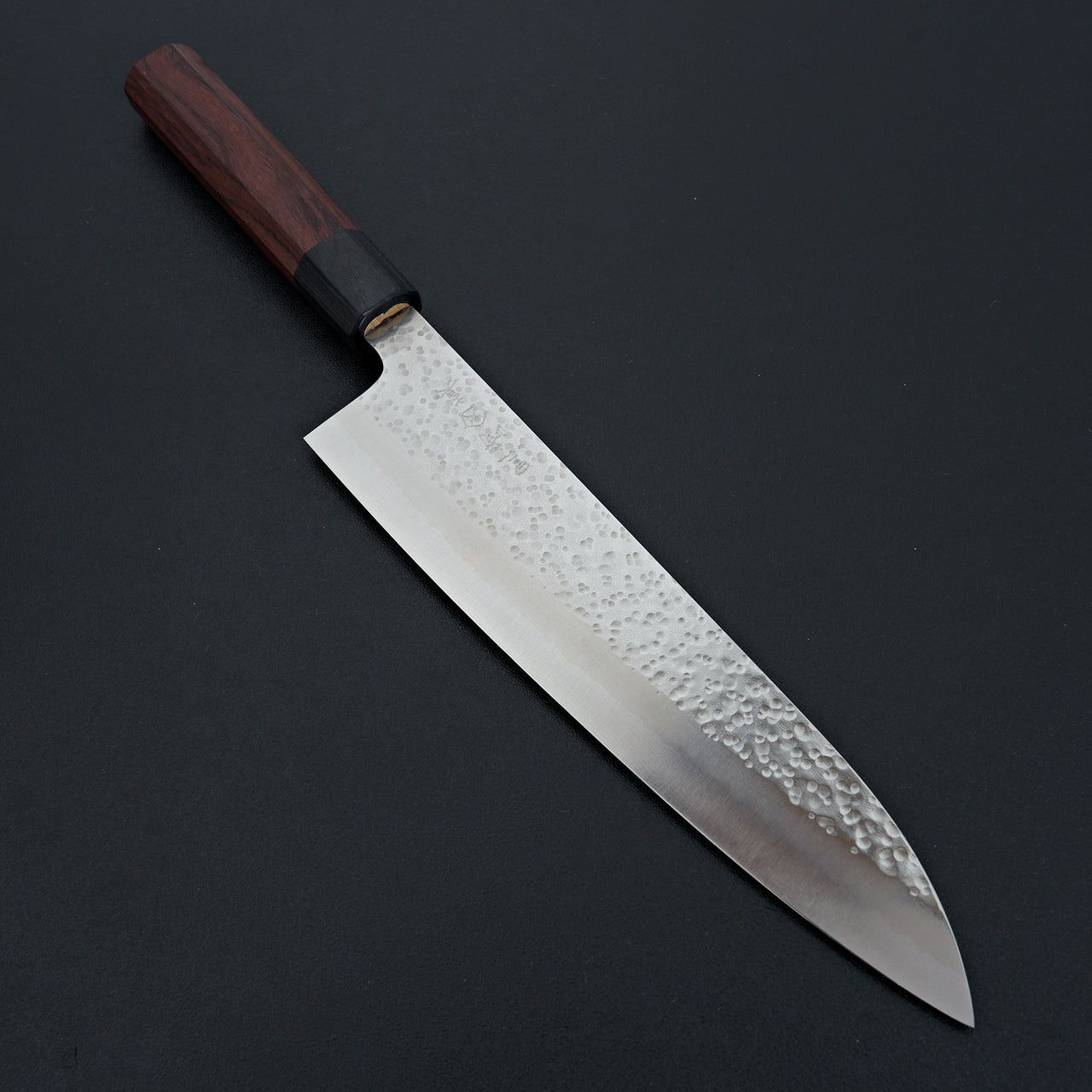 Makoto Kurosaki Coreless Damascus Tsuchime Gyuto 210mm