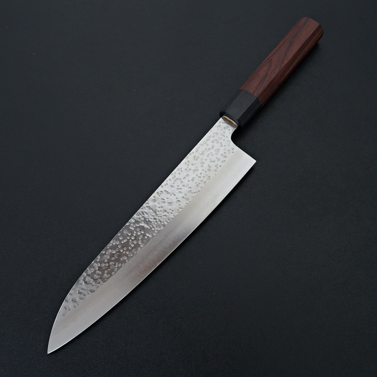 Makoto Kurosaki Coreless Damascus Tsuchime Gyuto 210mm