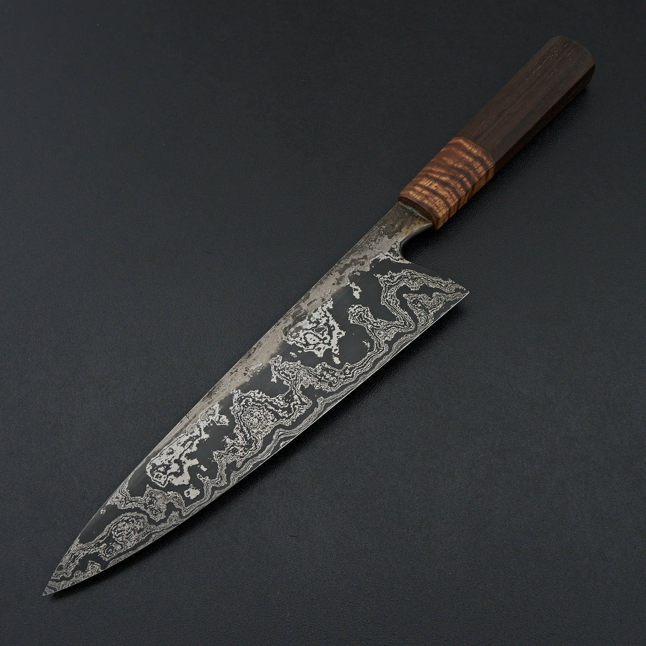 Jayden Simisky Damascus Chef 210mm Ziricote