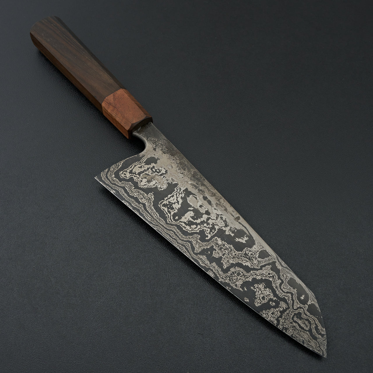 Jayden Simisky Damascus Santoku 180mm Blackwood