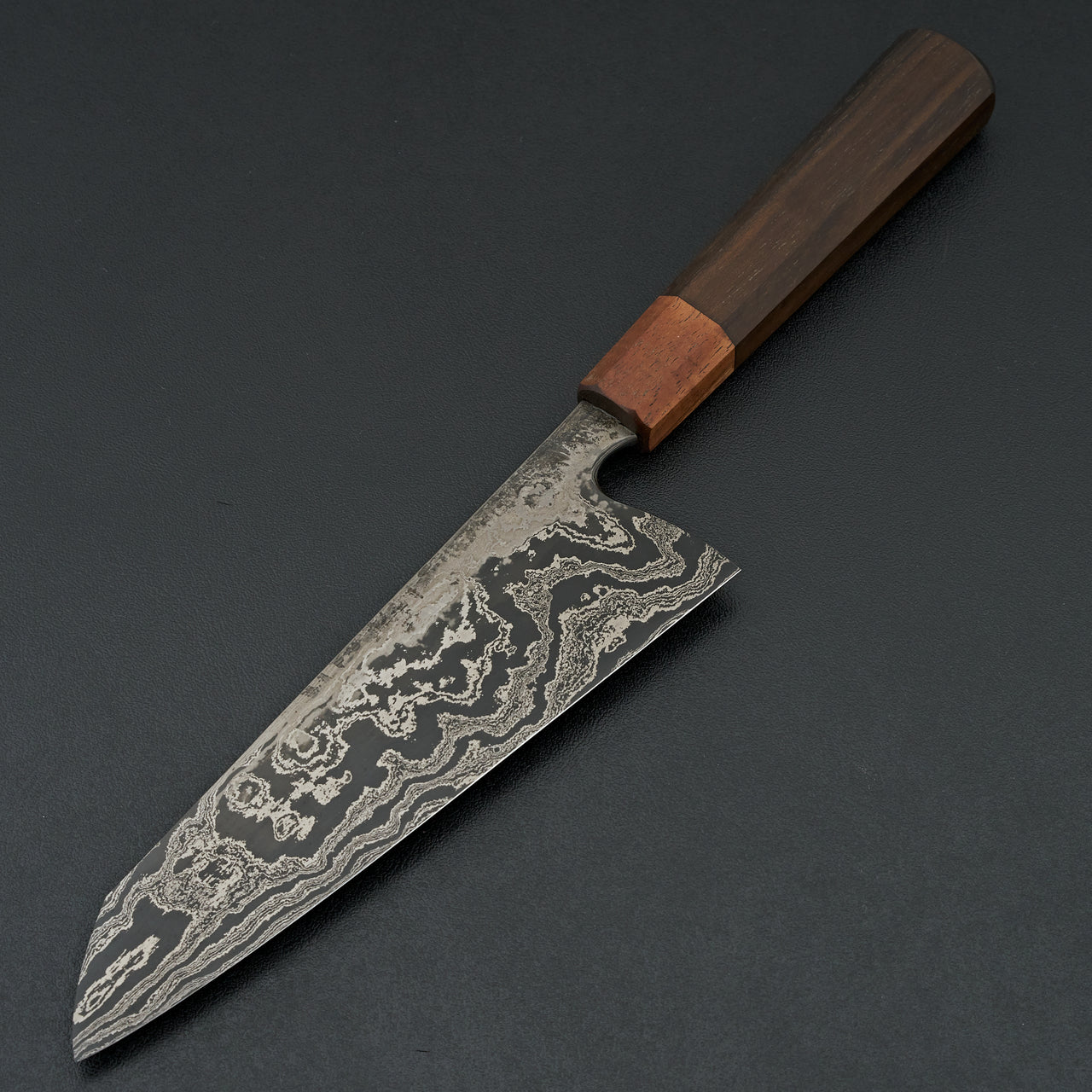 Jayden Simisky Damascus Santoku 180mm Blackwood