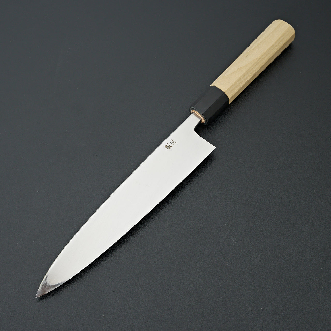 Hitohira Kikuchiyo Mosuke Silver #3 Mioroshi Deba 210mm Ho Wood Handle