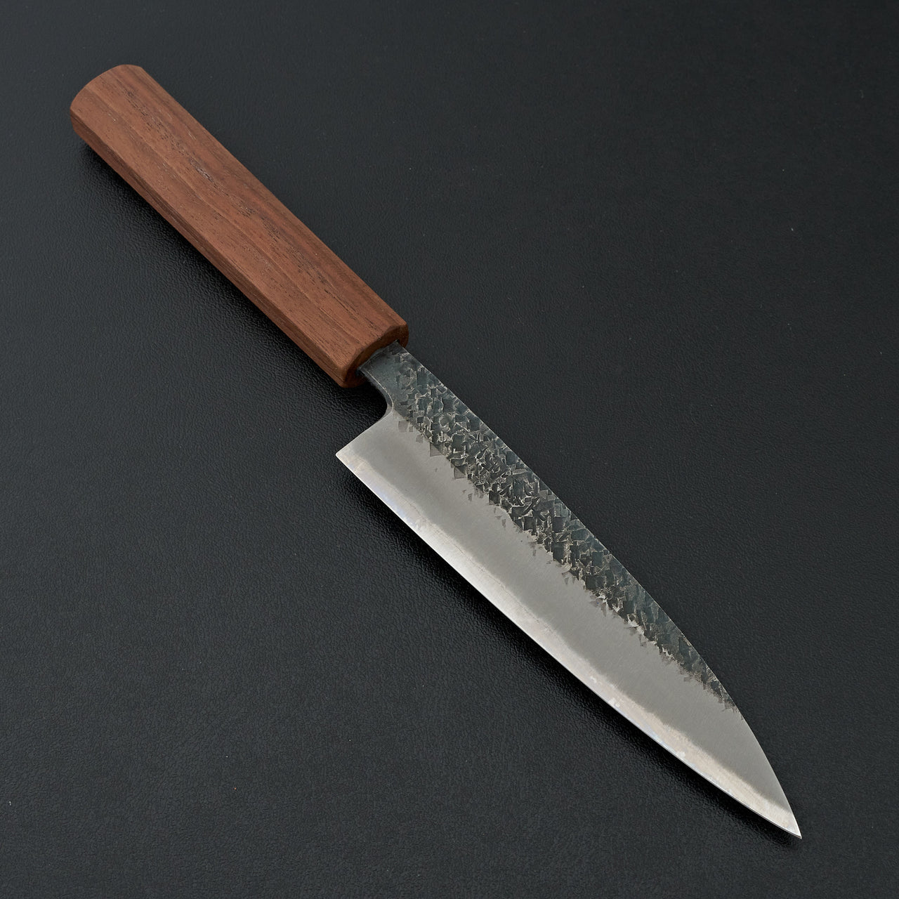 Muneishi Blue #2 Tsuchime Petty 135mm Walnut Handle