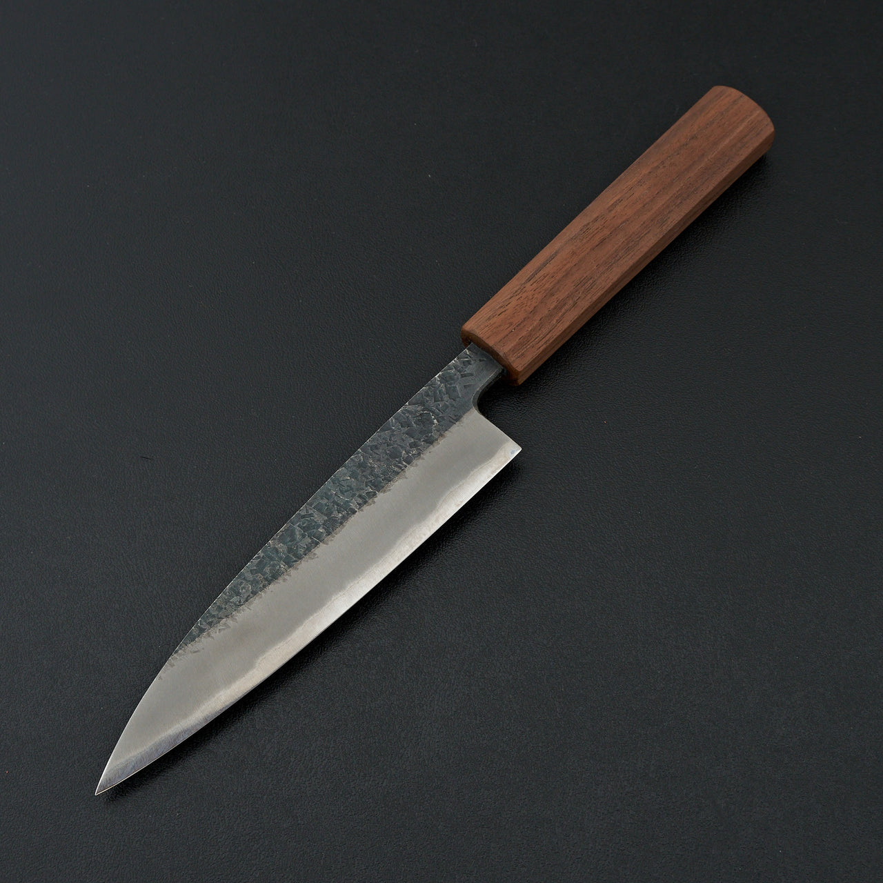 Muneishi Blue #2 Tsuchime Petty 135mm Walnut Handle