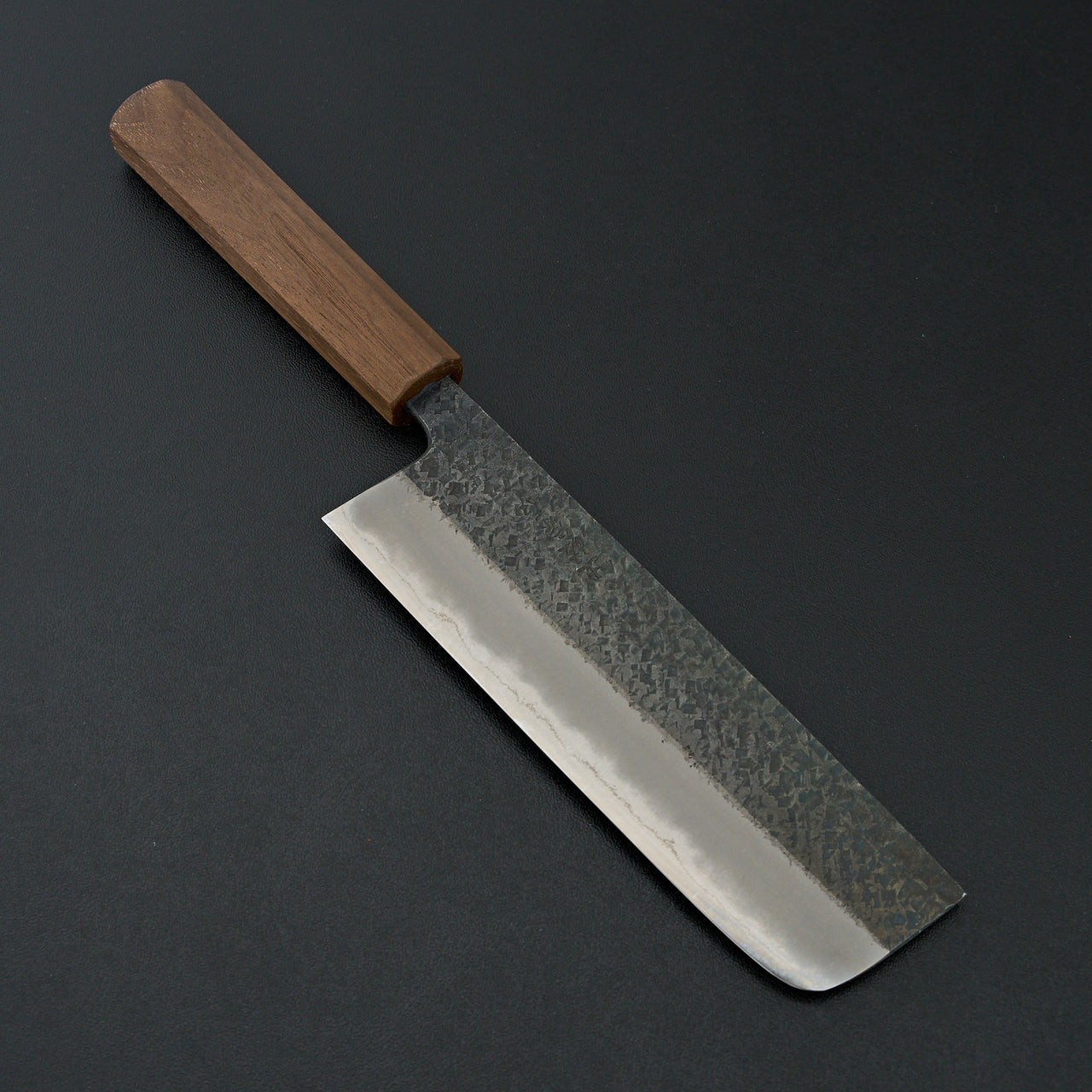 Muneishi Blue #2 Tsuchime Nakiri 165mm Walnut Handle