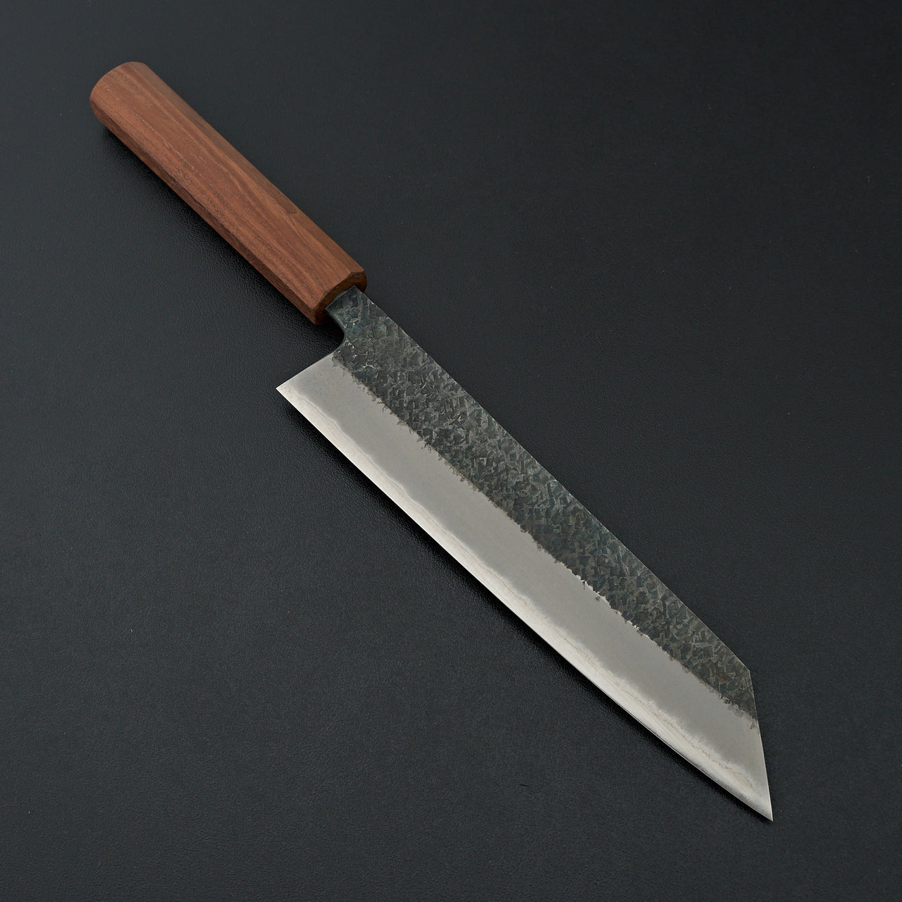 Muneishi Blue #2 Tsuchime Kiritsuke Gyuto 210mm Walnut Handle
