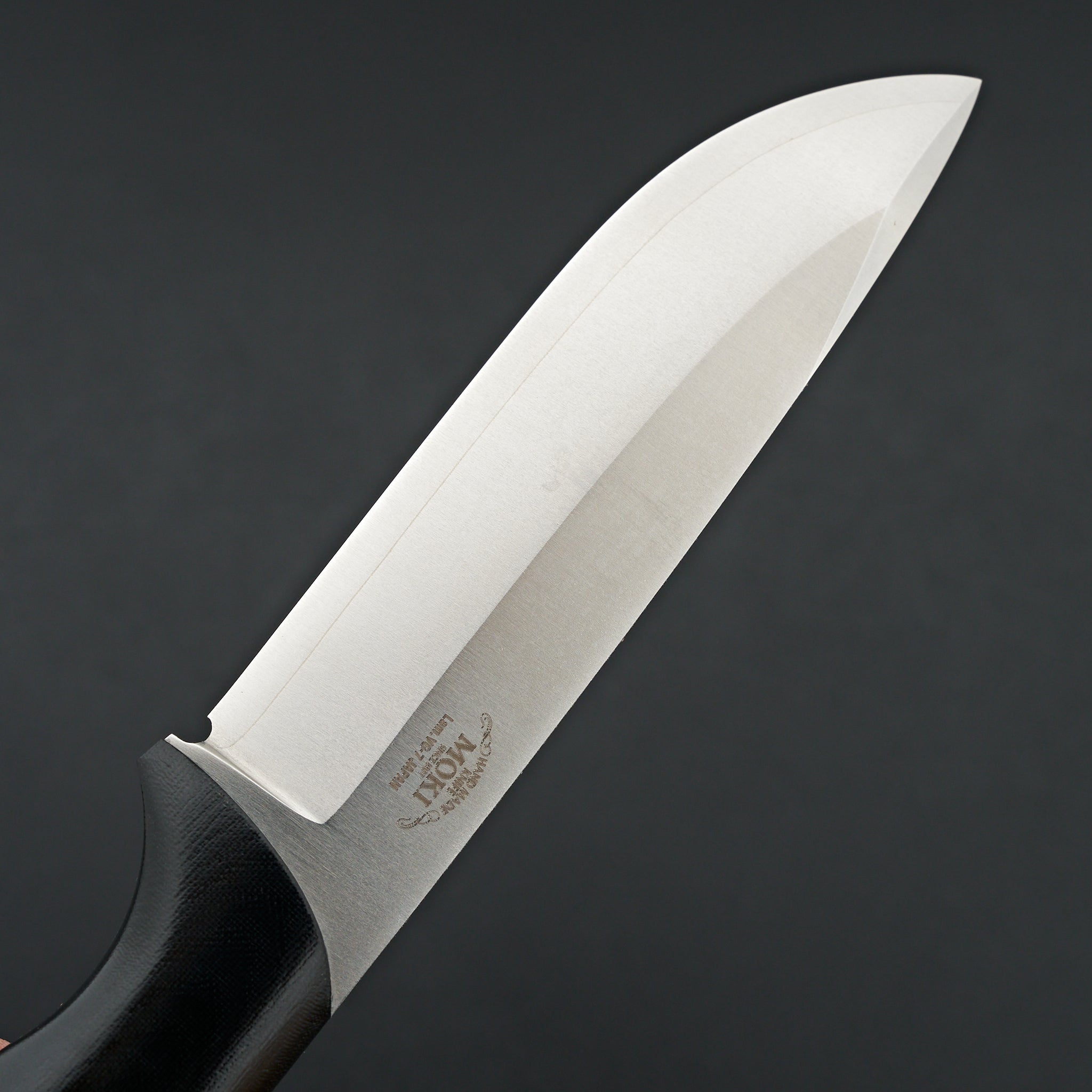 MOKI Berg Fixed Blade Linen Micarta Handle