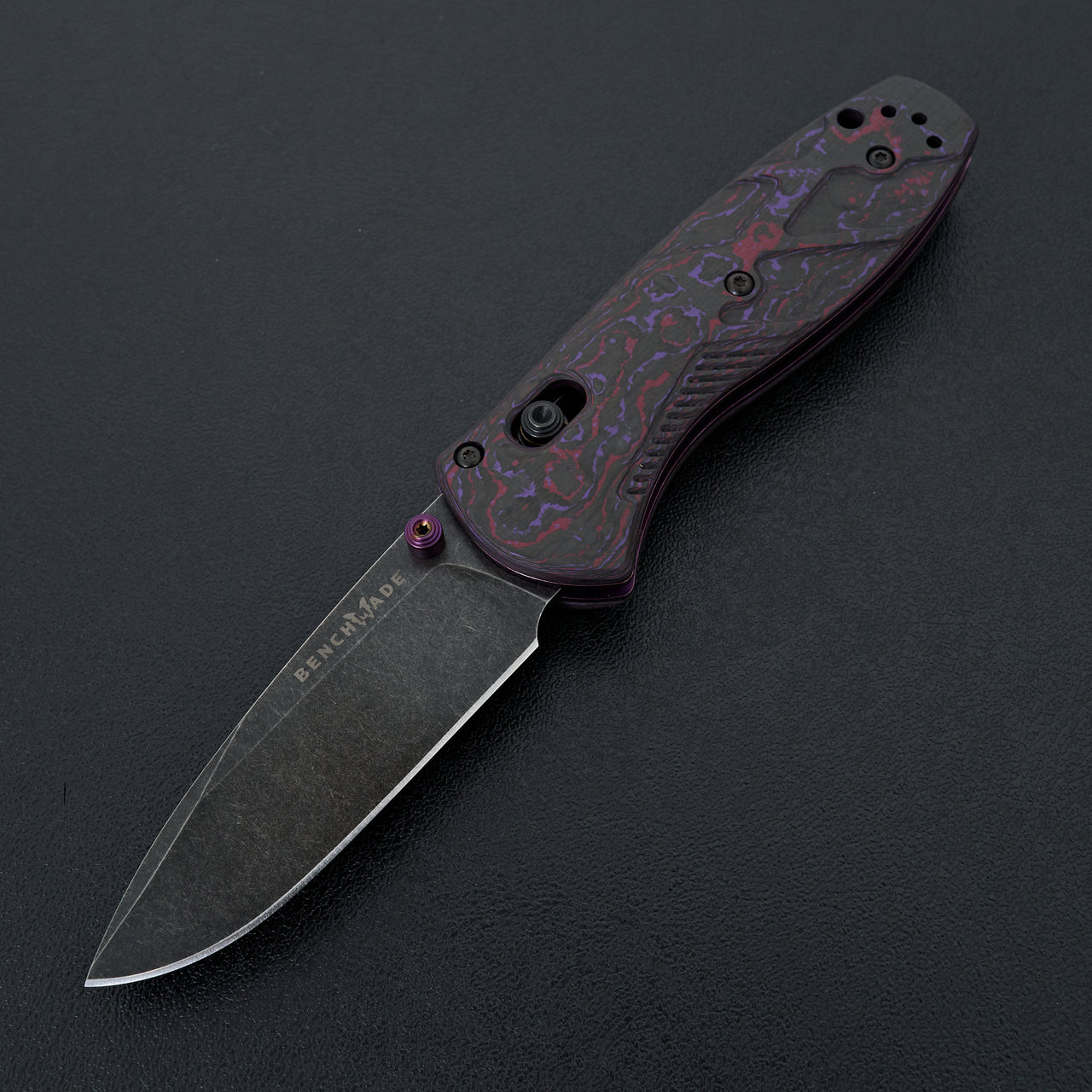 Benchmade Limited Edition Gold Class Mini Barrage Purple Haze