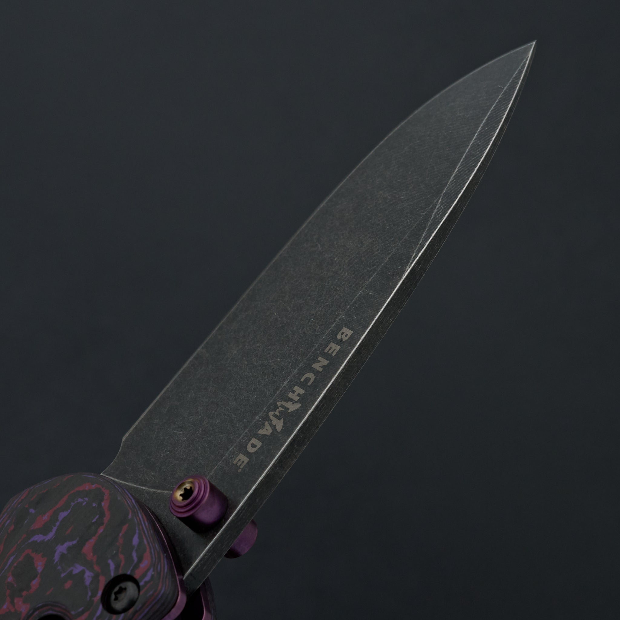 Benchmade Limited Edition Gold Class Mini Barrage Purple Haze