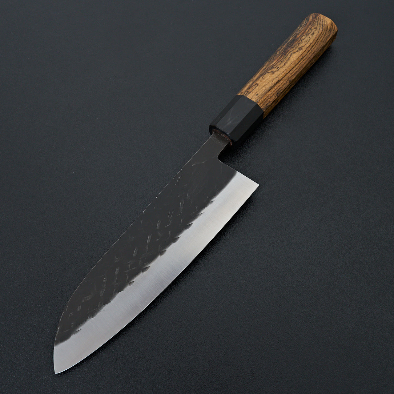 Tadafusa SLD Black Tsuchime Santoku 165mm