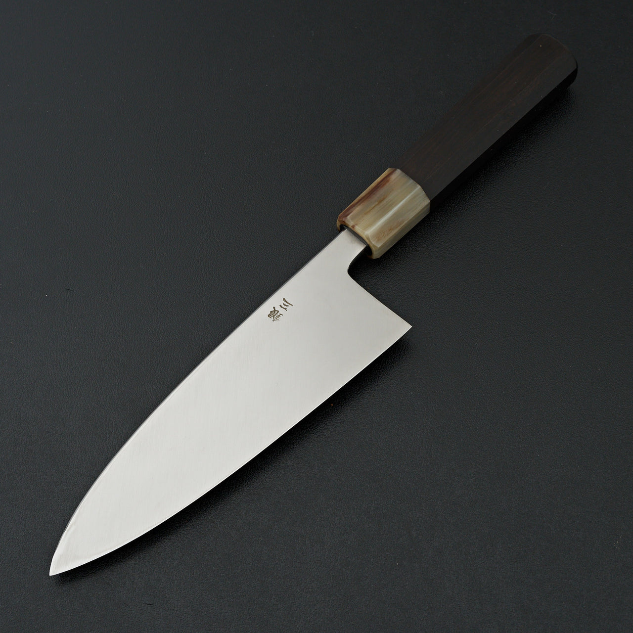 Hitohira Nakagawa Rikichi Silver #3 Deba 150mm Ebony Handle (Saya)
