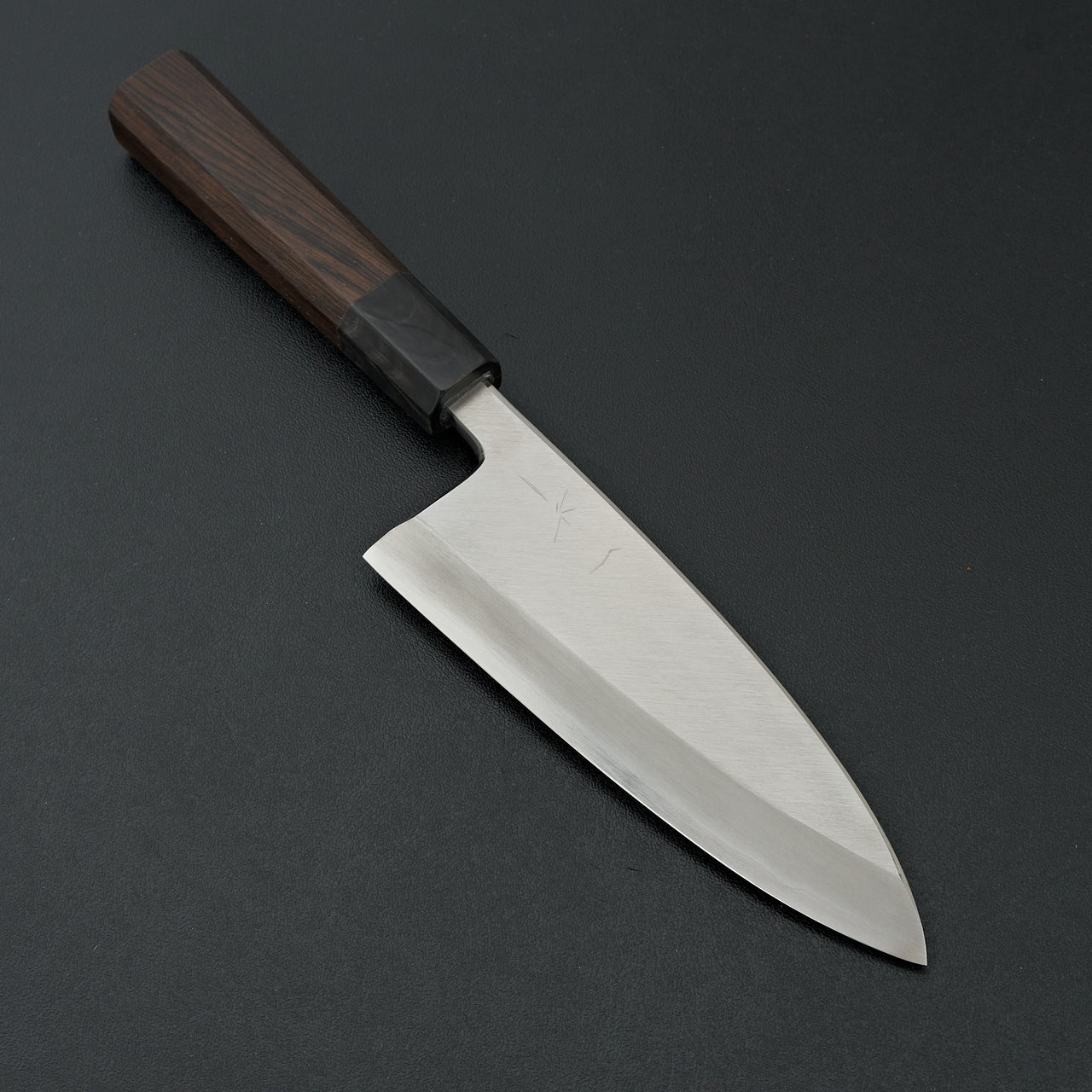 Hitohira Nakagawa Rikichi Silver #3 Deba 165mm Ebony Handle (Saya)