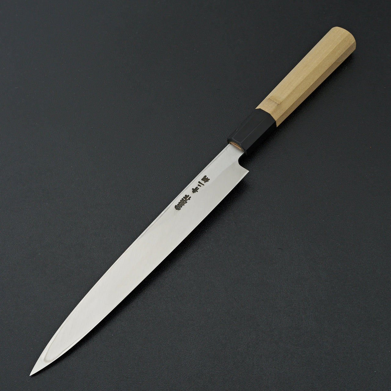 Hitohira Togashi Blue #2 Yanagiba 210mm Ho Wood Handle (Saya)