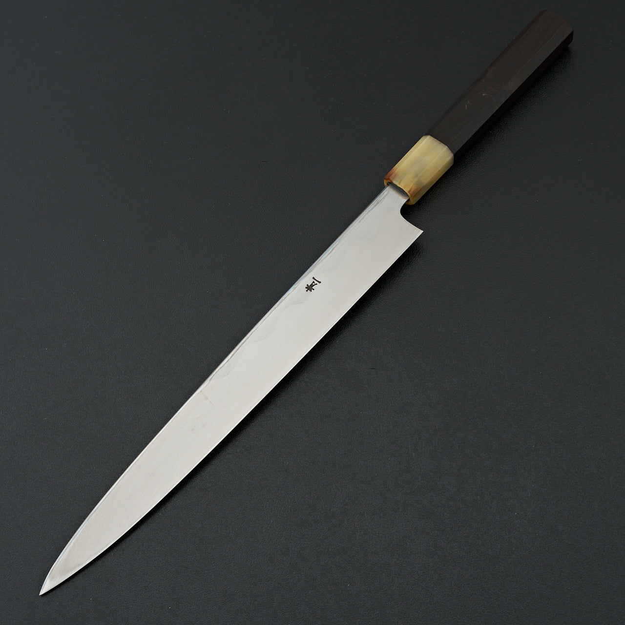Hitohira Tanaka Mosuke Blue #1 Yanagiba 270mm Ebony Handle (Mirror Polished/ Saya)