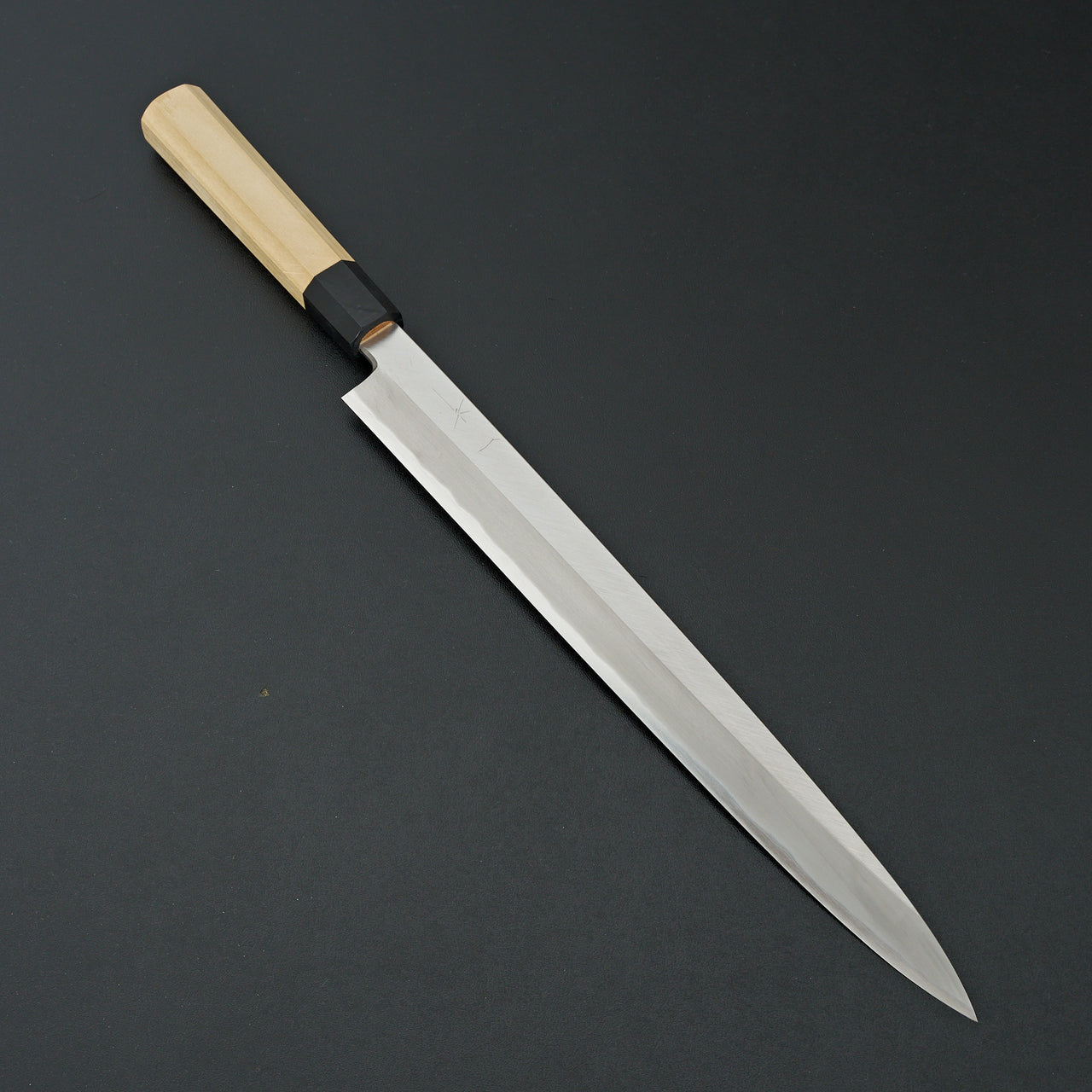 Hitohira Togashi Blue #2 Yanagiba 360mm Ho Wood Handle (Saya)