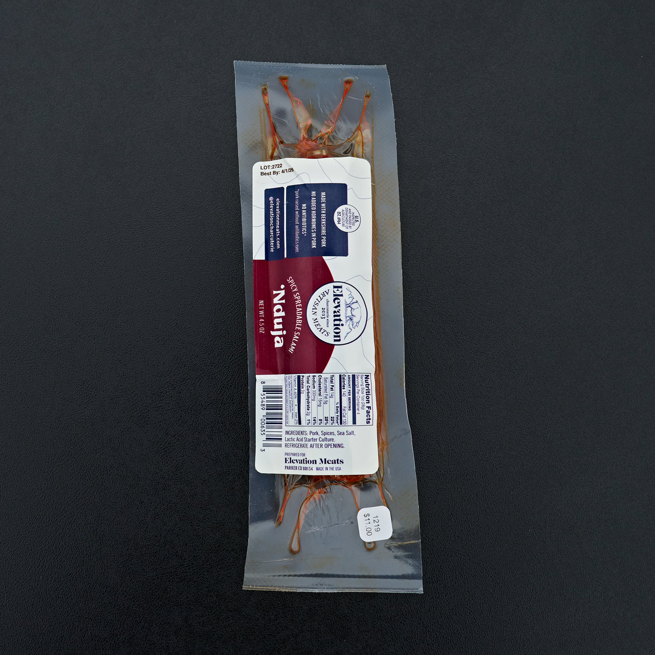 Elevation Charcuterie 'Nduja