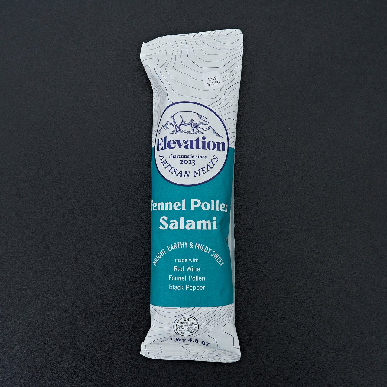 Elevation Charcuterie Fennel Pollen Salami
