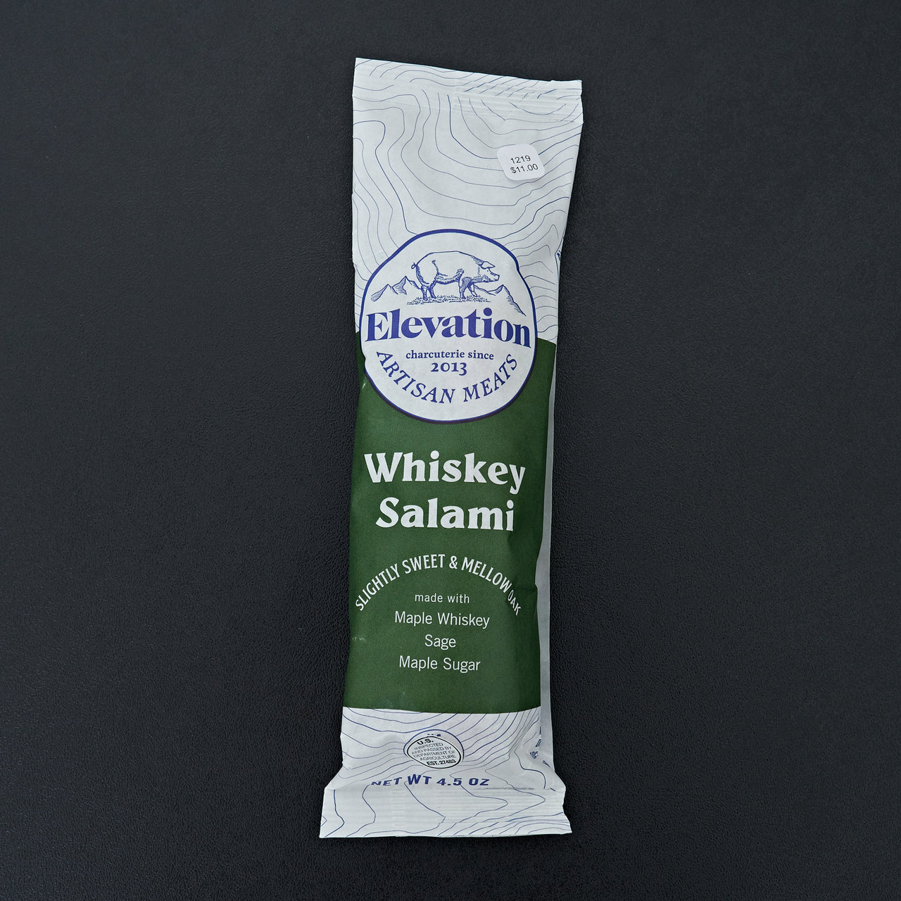 Elevation Charcuterie Whiskey Salami