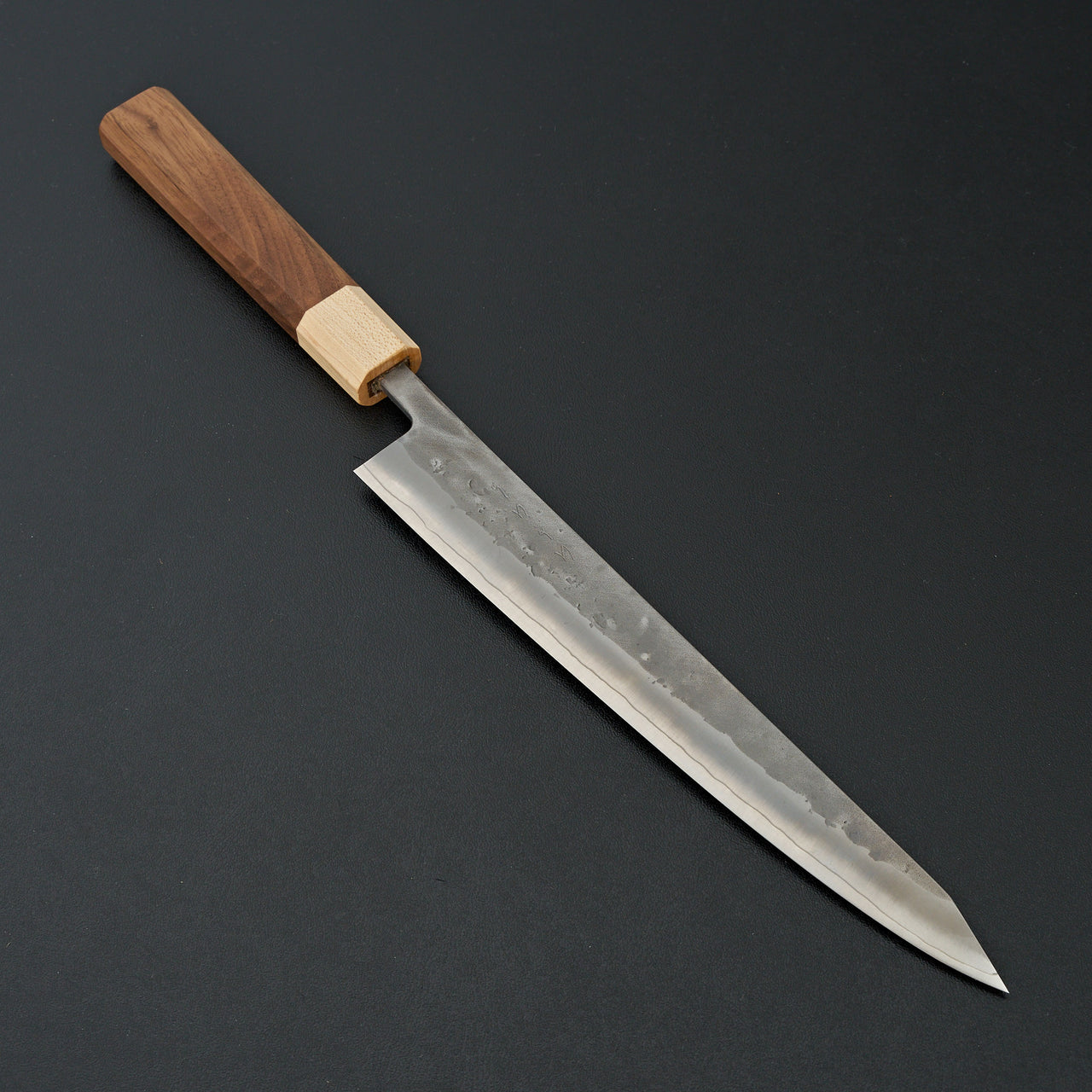 Hitohira TD SLD Nashiji Sujihiki 240mm Walnut Handle