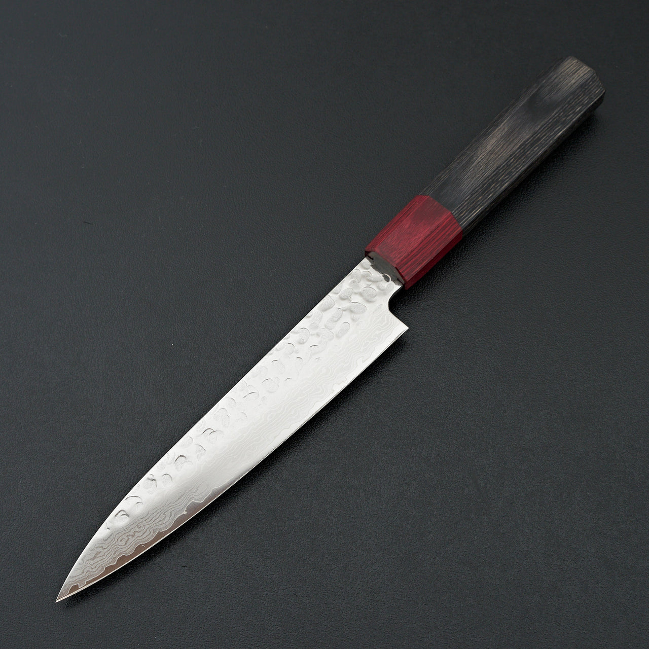 Hitohira Imojiya FW VG10 Tsuchime Damascus Petty Pakka Handle