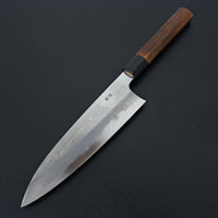 Hitohira Togashi White #1 Damascus Gyuto 210mm Burnt Yakusugi Handle