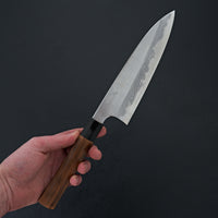 Hitohira Togashi White #1 Damascus Gyuto 210mm Burnt Yakusugi Handle