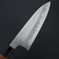 Hitohira Togashi White #1 Damascus Gyuto 210mm Burnt Yakusugi Handle