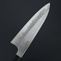 Hitohira Togashi White #1 Damascus Gyuto 210mm Burnt Yakusugi Handle