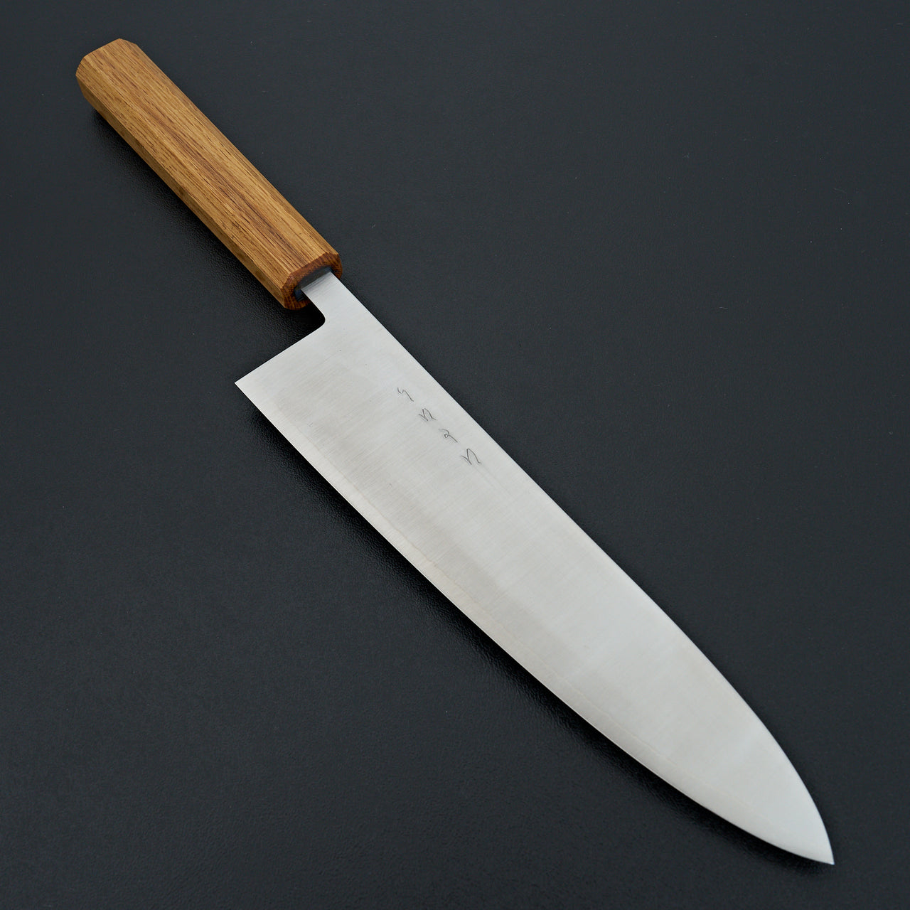 Hitohira SLD Gyuto 210mm Lacquered Oak Handle