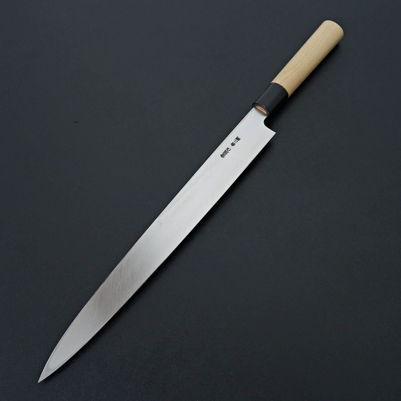 Hitohira Togashi White #2 Yanagiba 330mm Ho Wood Handle (D-Shape/ Saya)