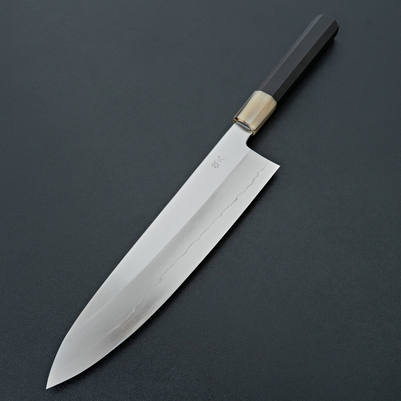 Hitohira Kikuchiyo Ren Silver #3 Gyuto 240mm Ebony Handle