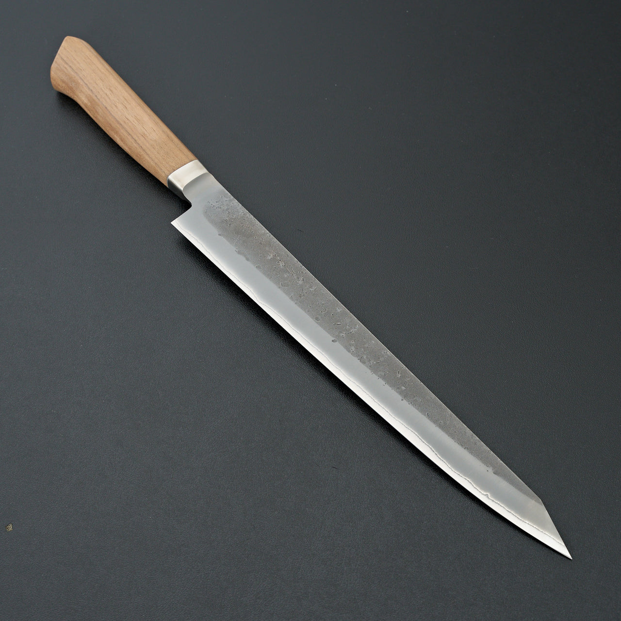 Hitohira TD Blue #2 Stainless Clad Nashiji Yo Sujihiki 270mm Walnut