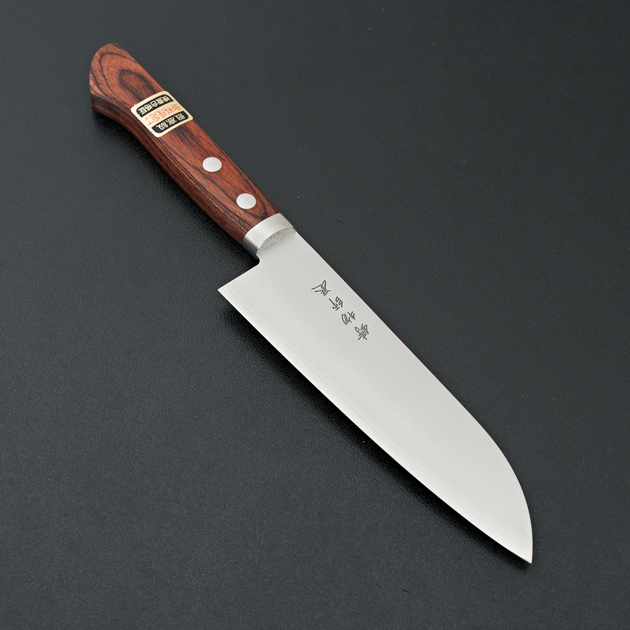 Hitohira Imojiya MZ VG-1 Santoku 145mm Imitation Mahogany Handle (2 Pins)
