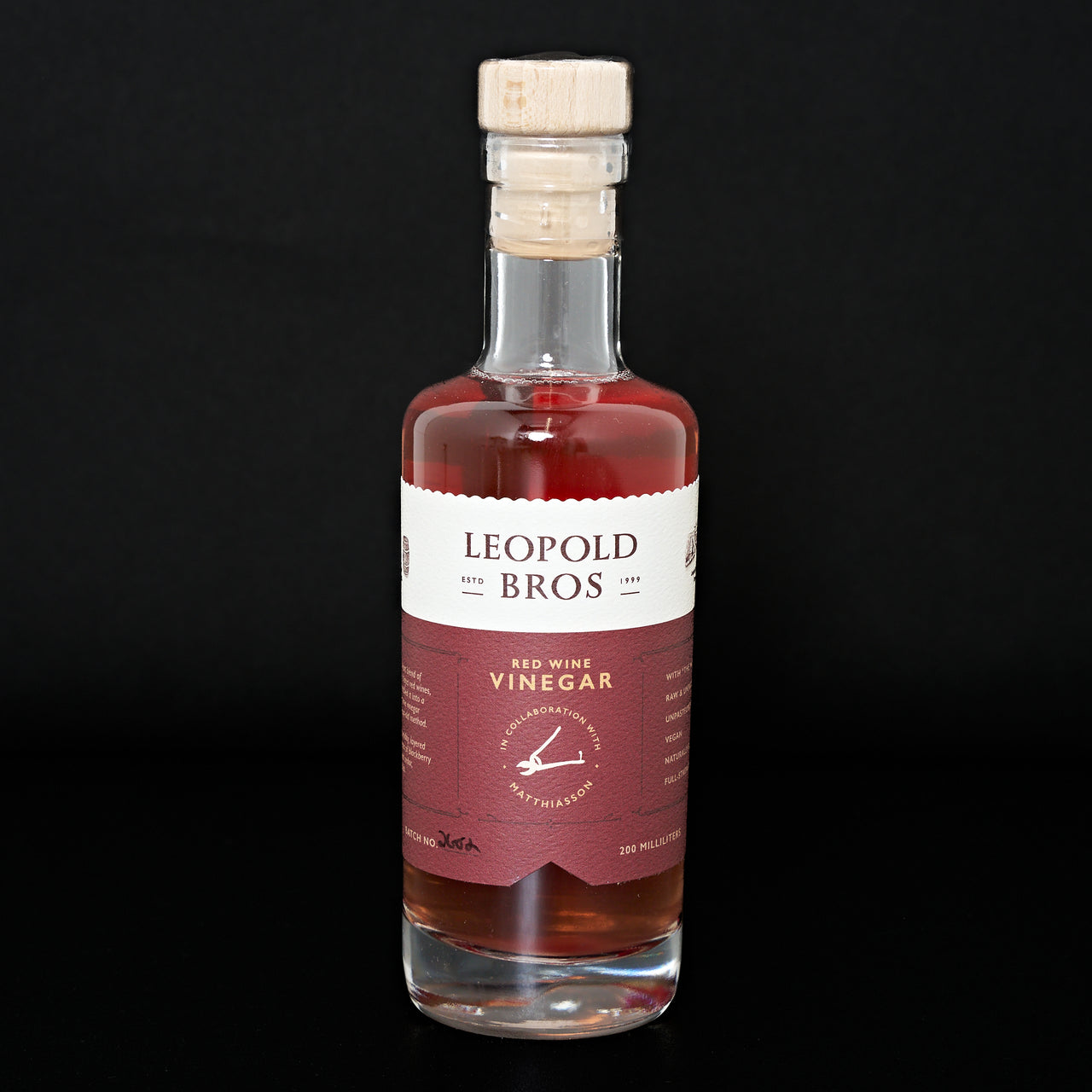 Leopold Brothers Red Wine Vinegar (Matthiasson Collaboration) 200ml