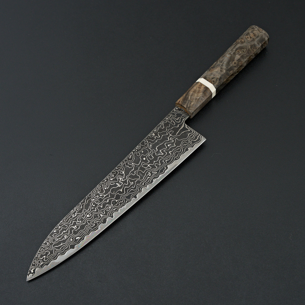 Hatsukokoro Ryuhyo Kurozome SG2 Damascus Gyuto 210mm