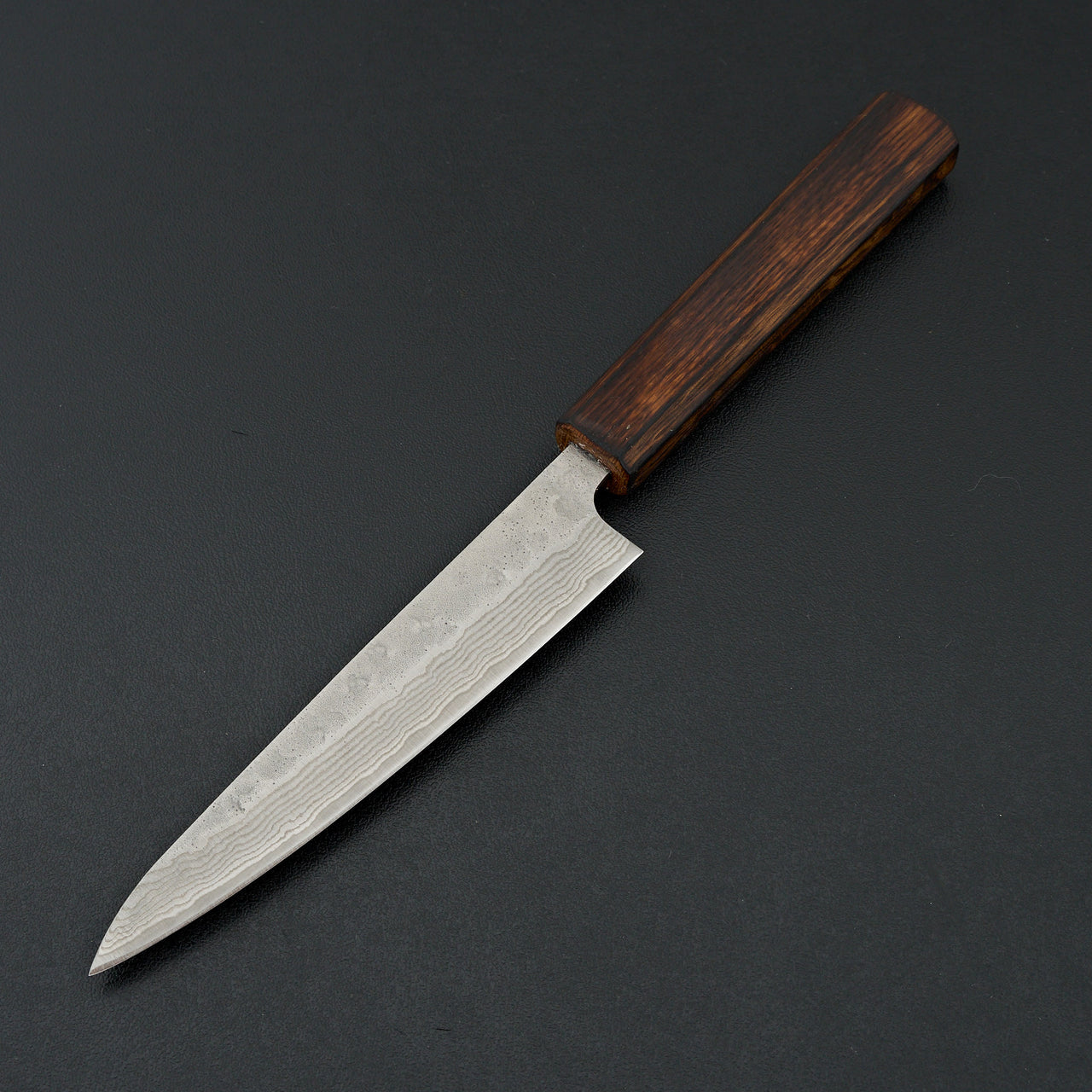Tsunehisa 440c Damascus Nashiji Petty 135mm