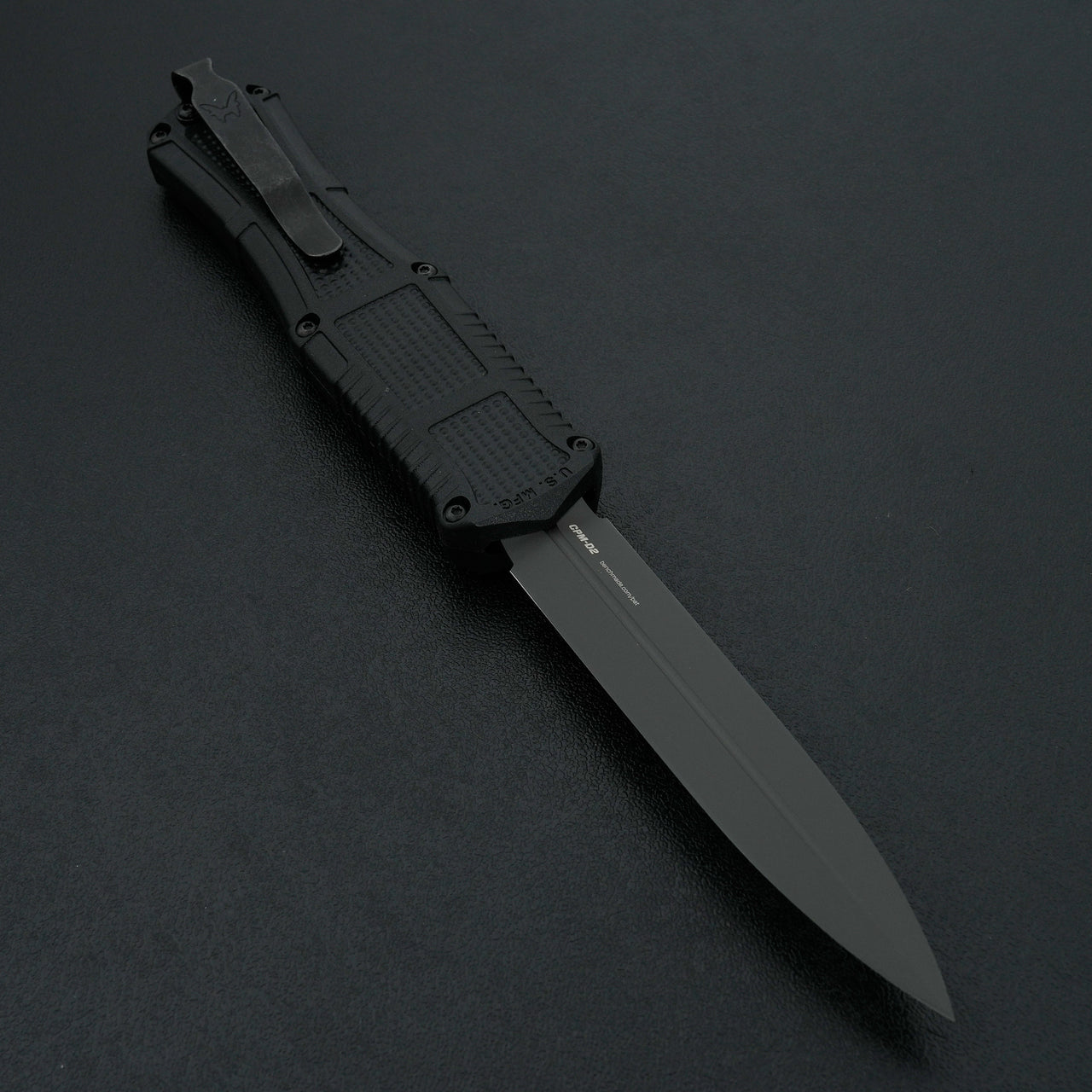 Benchmade Claymore OTF Dagger Black Grivory