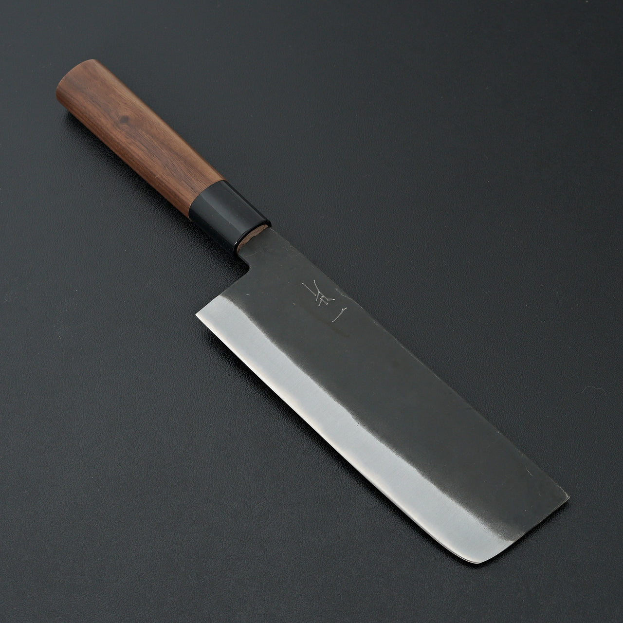 Hitohira Hizen Kurouchi White #2 Nakiri 165mm Walnut Handle