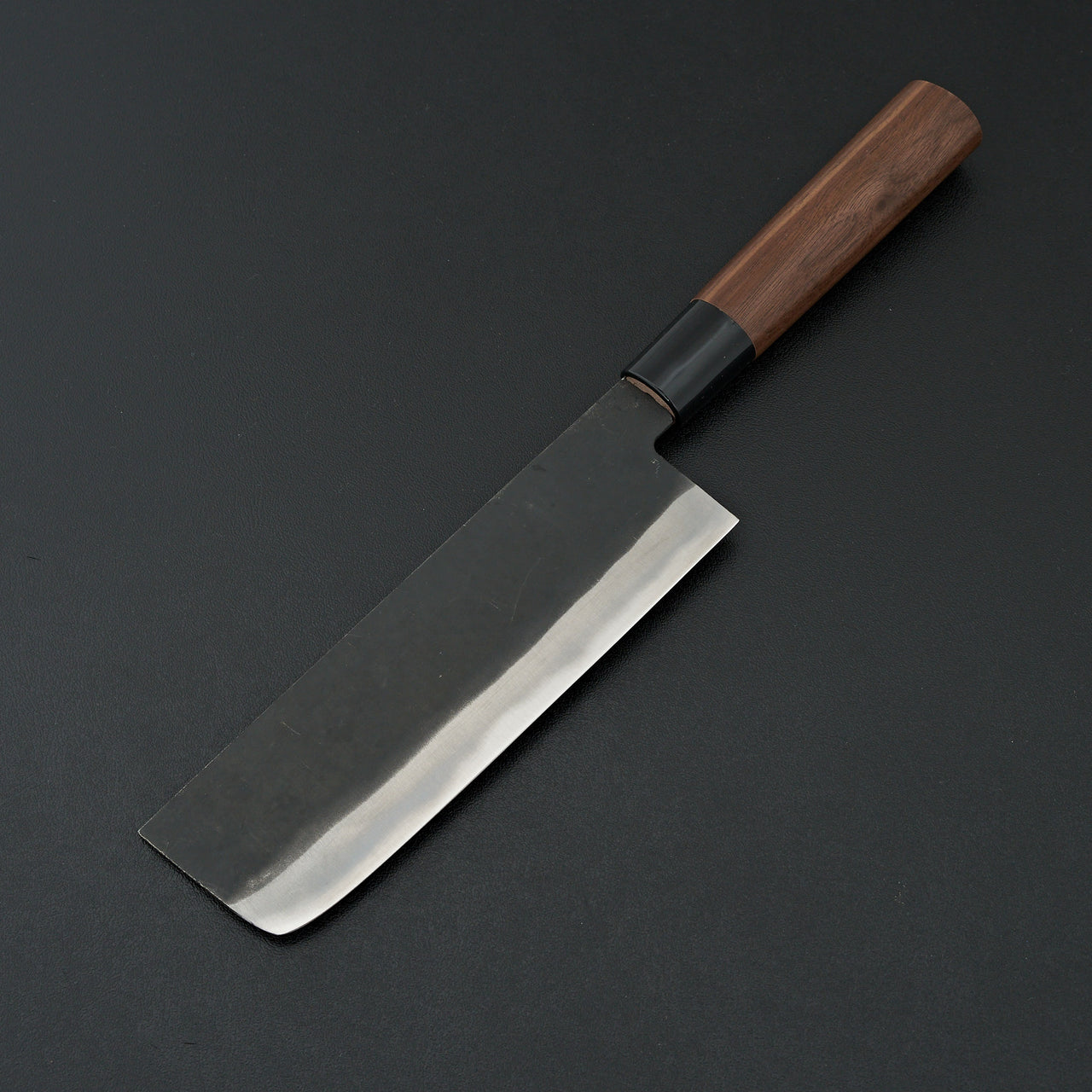 Hitohira Hizen Kurouchi White #2 Nakiri 165mm Walnut Handle